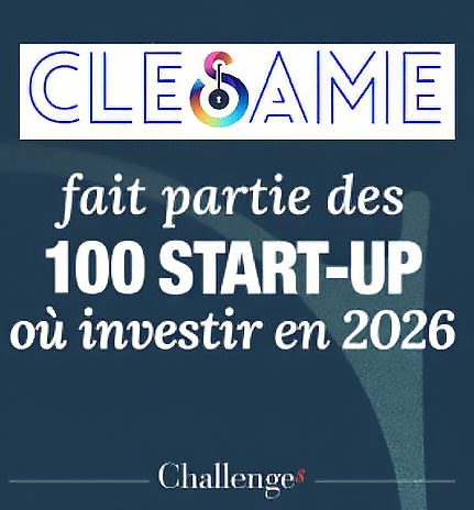 Clésame fait partie des 100 start-up où investir en 2026 selon Challenges